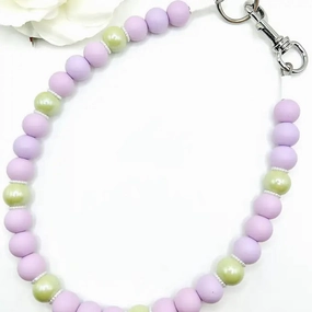 1960's Lilac Vintage Glam Beaded Collar