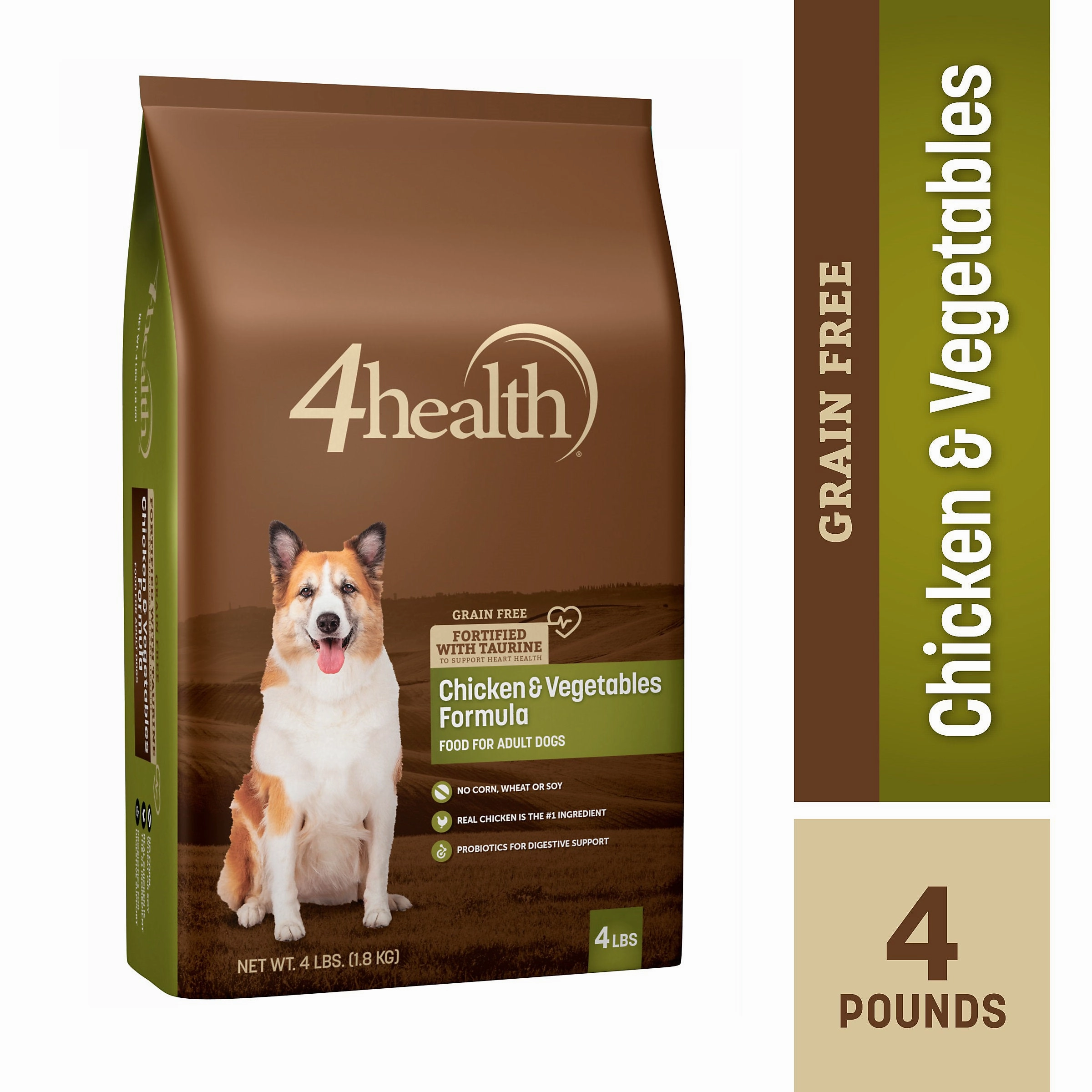 4health Grain Free Chicken & Vegetables Formula Adult Dry Dog Food
