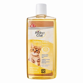 8 in 1 Perfect Coat - Tearless Kitten Shampoo 10oz