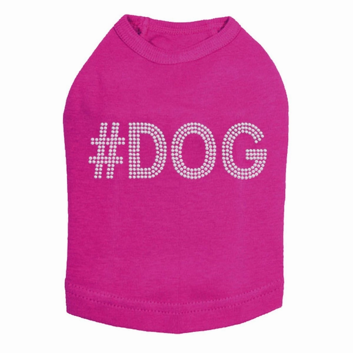 #Dog Rhinestone Dog Tank