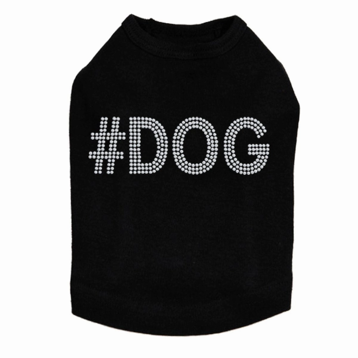 #Dog Rhinestone Dog Tank