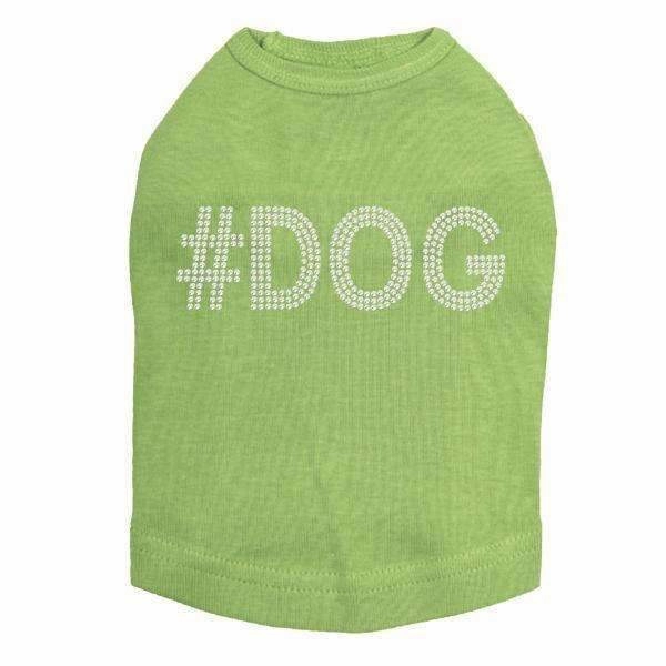 #Dog Rhinestone Dog Tank