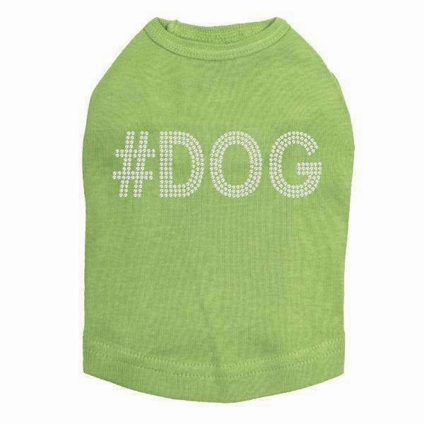 #Dog Rhinestone Dog Tank