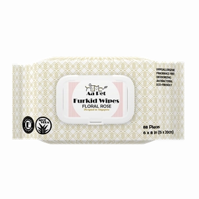 Aapet Furkid Wipes Floral Rose 88 Pieces