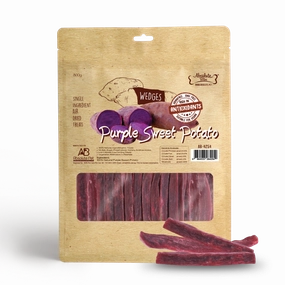 Absolute Bites Air-Dried Purple Sweet Potato Wedges 800g