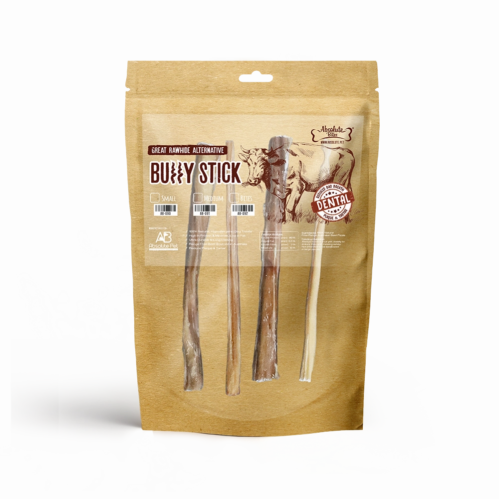 Absolute Bites Bully Stick - Medium 4pcs