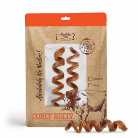 Absolute Bites Curly Bully Stick - Medium 2pcs