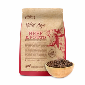 Absolute Bites Wild Age Dog Beef & Potato Complete & Balanced For All Life Stages 22lbs (EXPIRY SEP 2025)