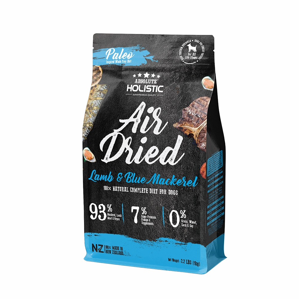 Absolute Holistic Dog Air-Dried Blue Mackerel & Lamb 1kg