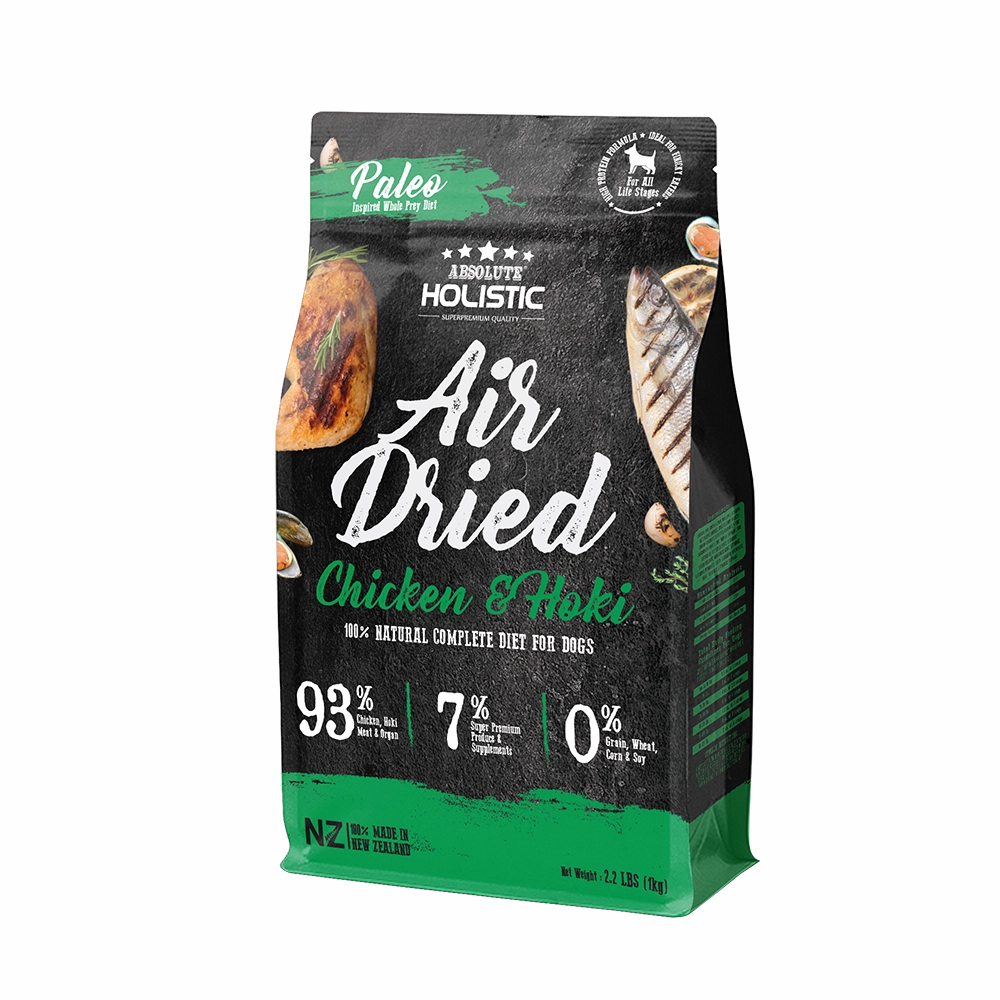 Absolute Holistic Dog Air-Dried Chicken & Hoki 1kg