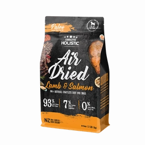 Absolute Holistic Dog Air-Dried Lamb & Salmon 1kg