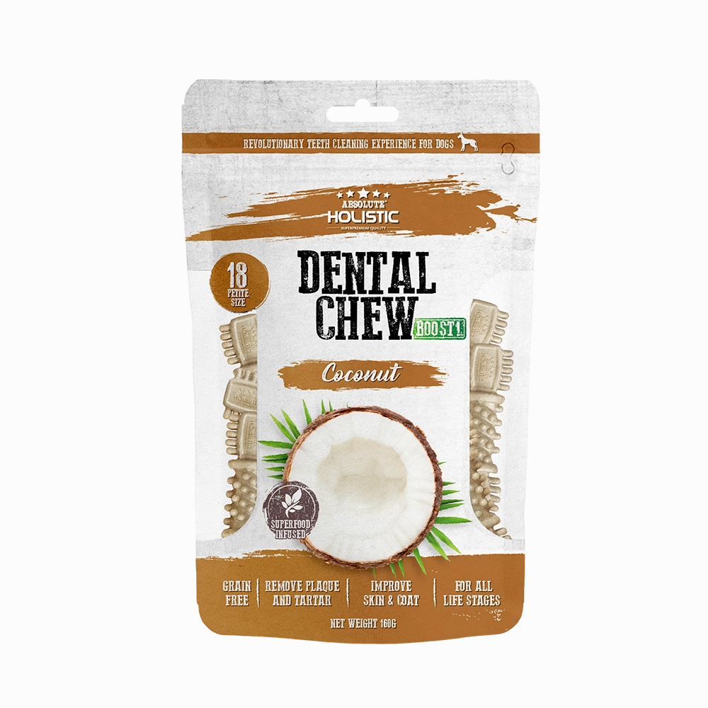 Absolute Holistic Dog Boost Dental Chew Coconut 160g