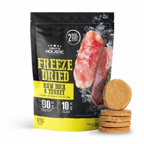 Absolute Holistic Dog Freeze Dried Raw Patties Duck & Turkey 12.7oz