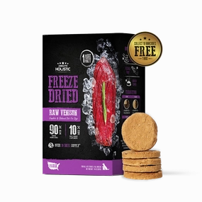 Absolute Holistic Dog Freeze Dried Raw Patties Venison 14oz