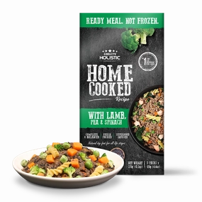Absolute Holistic Dog Home Cooked Recipe Lamb, Pea & Spinach 375g