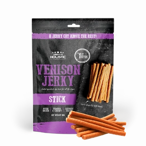Absolute Holistic Dog Treats Venison Jerky Stick 100g