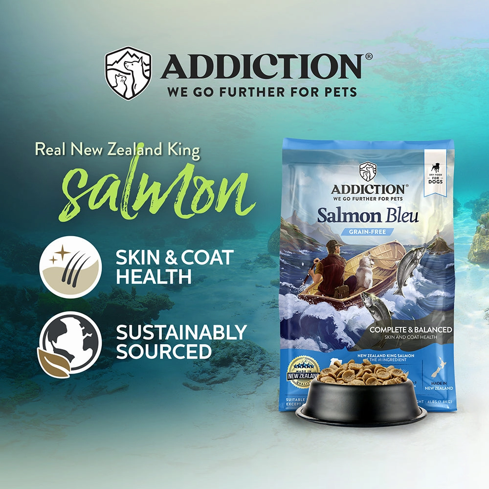 Addiction Dog Salmon Bleu 4lb