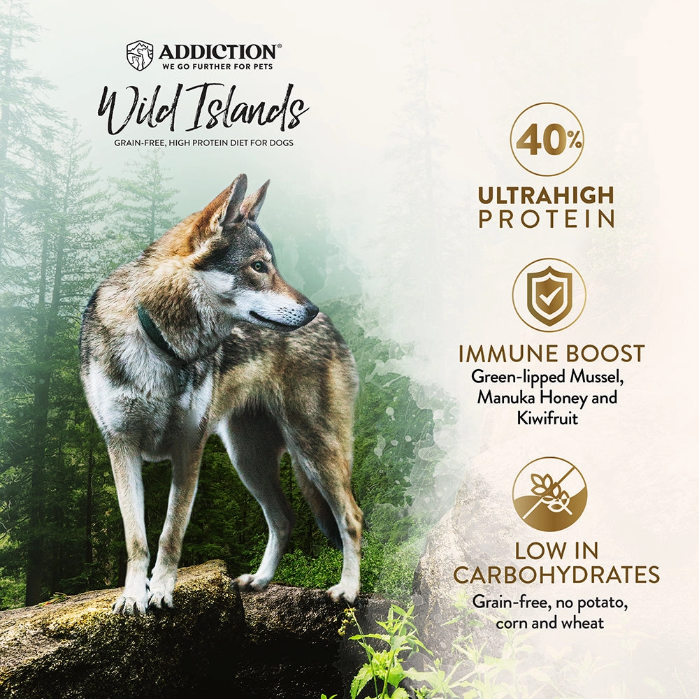 Addiction Dog Wild Islands Highland Meats 20lb