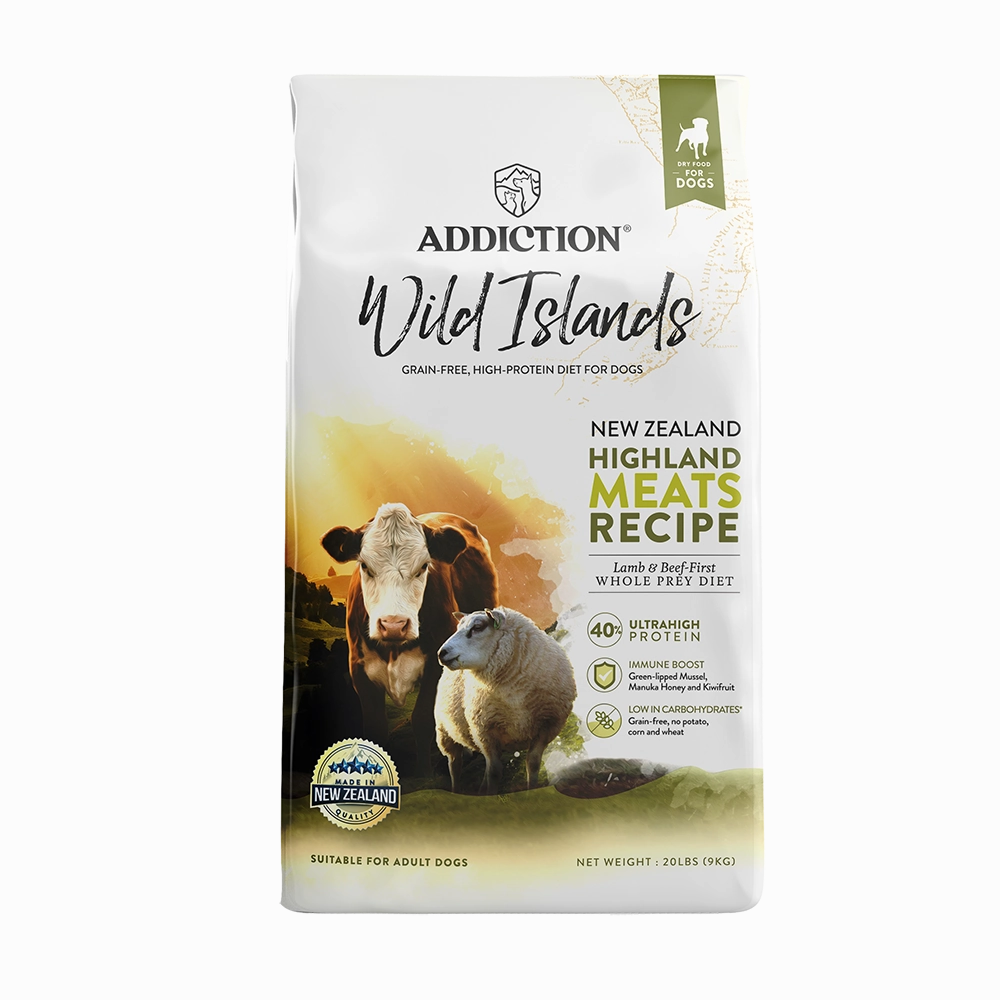 Addiction Dog Wild Islands Highland Meats 20lb