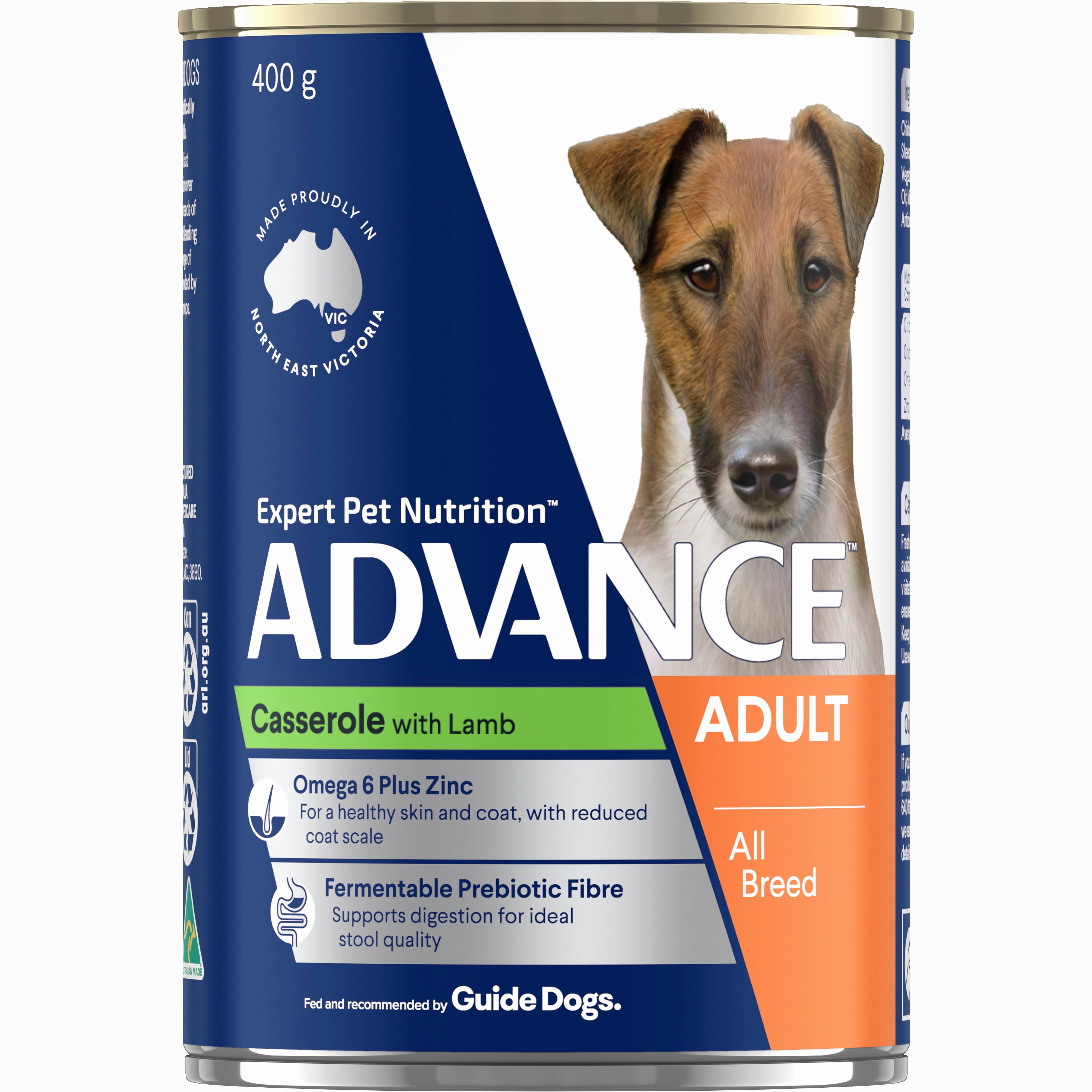 ADVANCE - Adult All Breed with Lamb Dog Wet Food (400g)