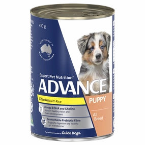 ADVANCE - Puppy Growth Chicken with Rice Dog Wet Food (410g)