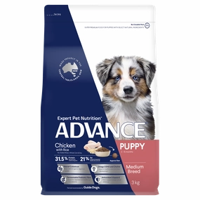 ADVANCE - Puppy Medium Breed Chicken with Rice Dog Dry Food (3kg)