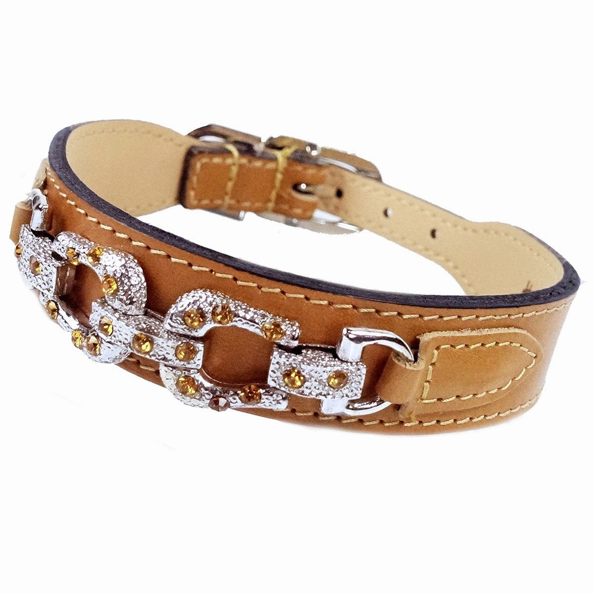 After Eight Collection Dog Collar Natural