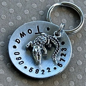 Alli-Gator Domed Dog ID Tag