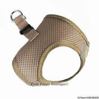 American River Ultra Choke Free Dog Harness- Fossil Brown