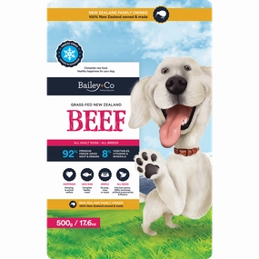 Bailey Co Dog Freeze-Dried Grass-Fed New Zealand Beef 500g
