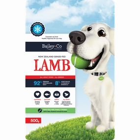 Bailey Co Dog Freeze-Dried Grass-Fed New Zealand Lamb 1.2kg