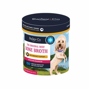 Bailey Co Dog Freeze-Dried Nutrition Enhancer Gut & Immunity Support The Original Beef Bone Broth 65g