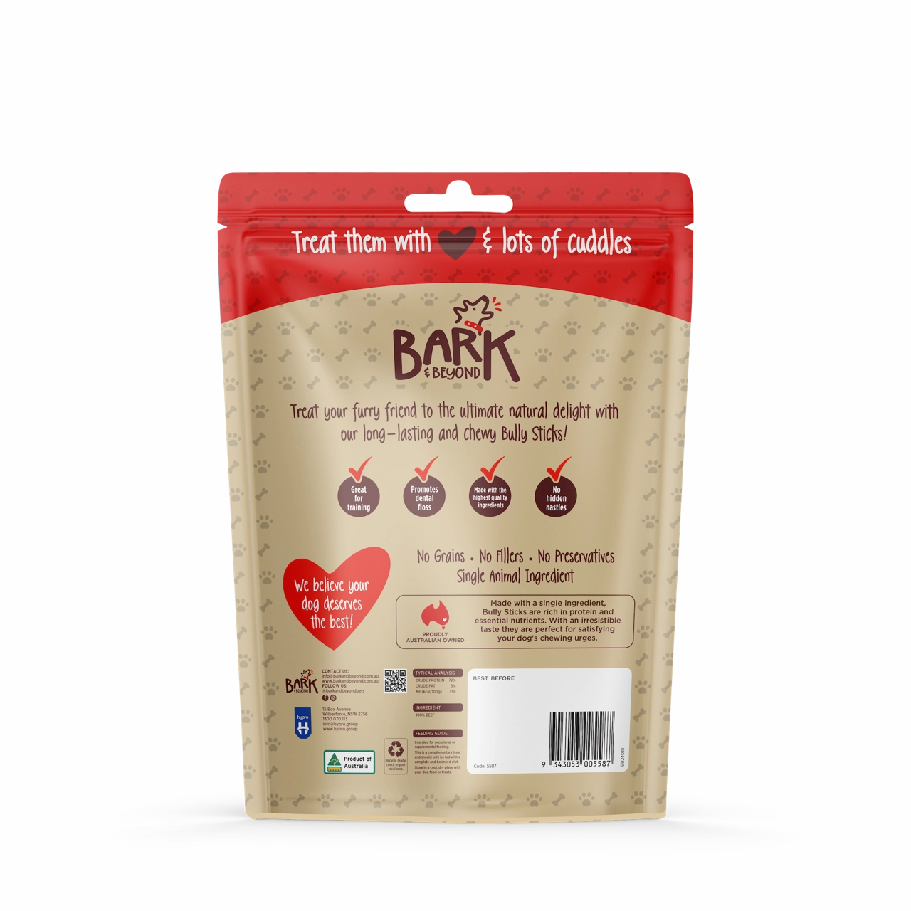 Bark & Beyond - Bully Sticks (150g)