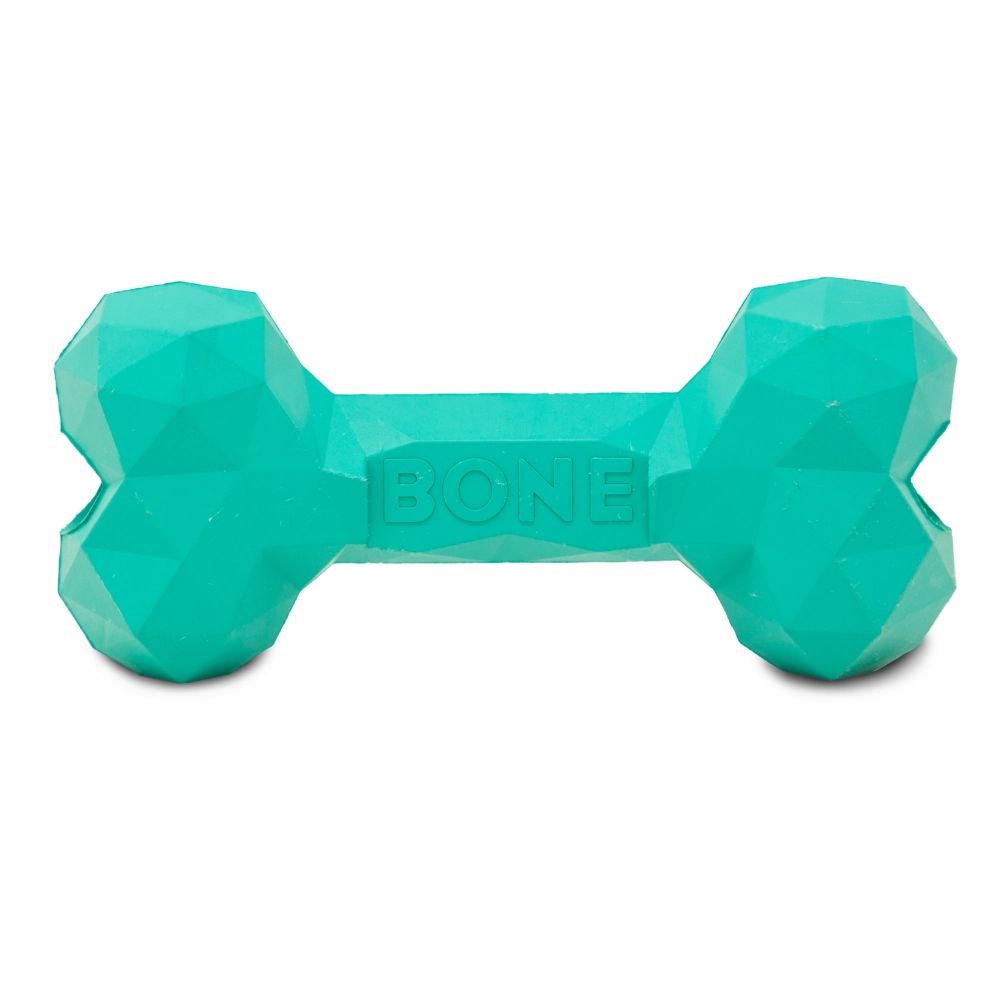 Barkbutler Chu the bone Treat Dispensing Toy for Dogs (Green)