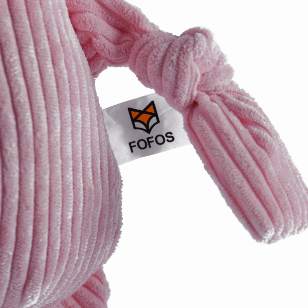 Barkbutler x Fofos Fluffy Pig Pink Plush Toy for Dogs (Pink)