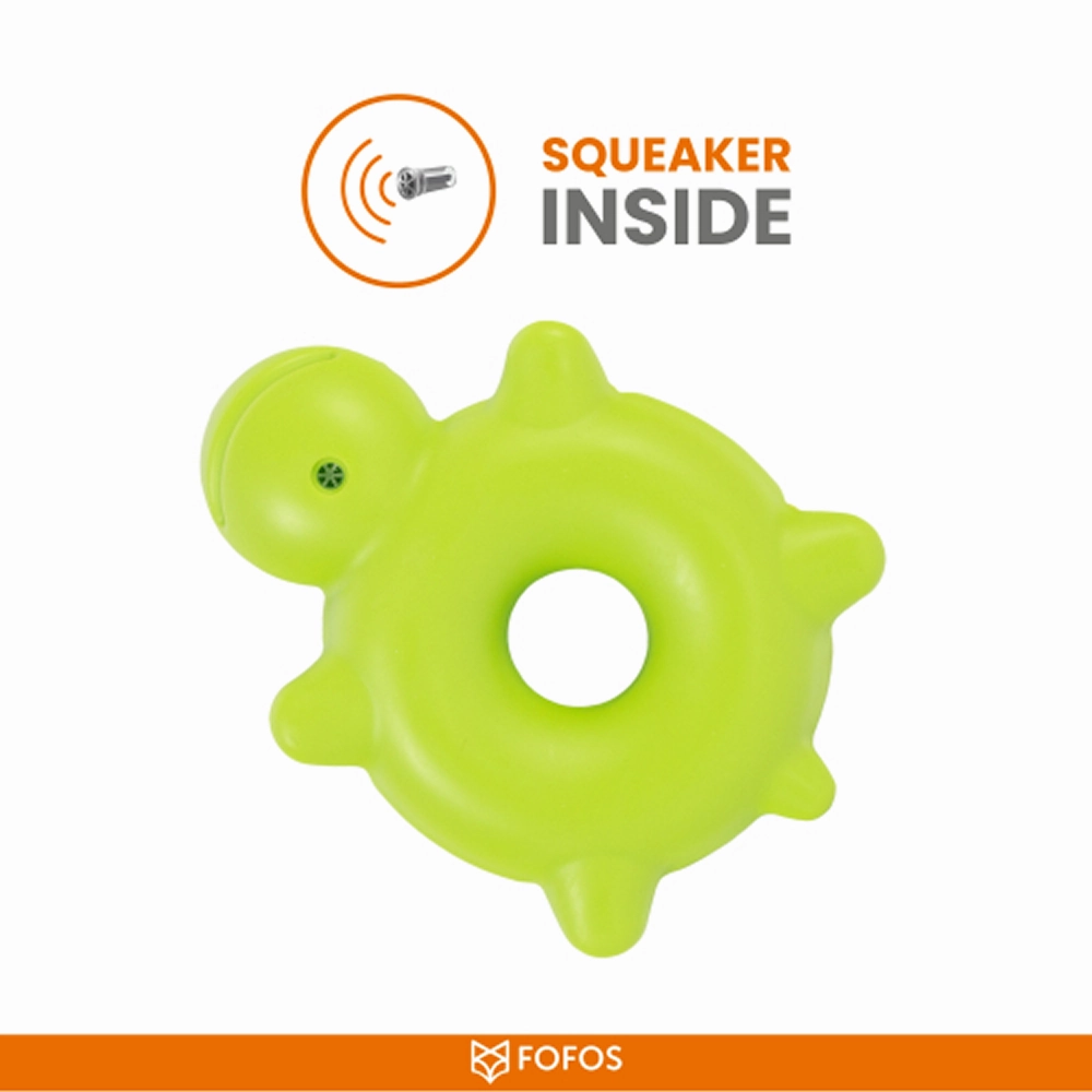Barkbutler x Fofos Ocean Turtle Squeaky Chew Toy for Dogs