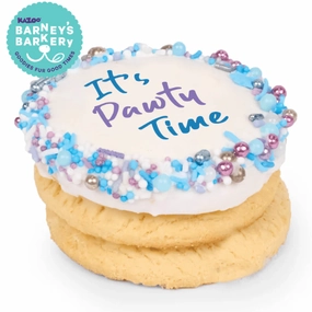 Barney's Barkery Dog Birthday Cake - Blue