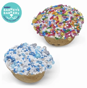 Barney's Barkery Dog Cupcake Duo - Blue/Multi