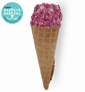 Barney's Barkery Ice Cream Cone Treat - Pink
