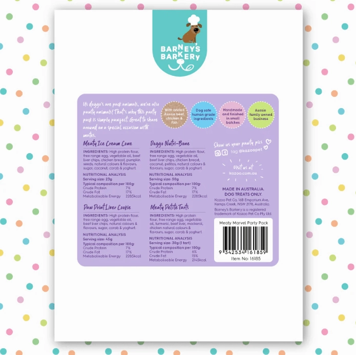 Barney's Barkery Meaty Marvel Pack