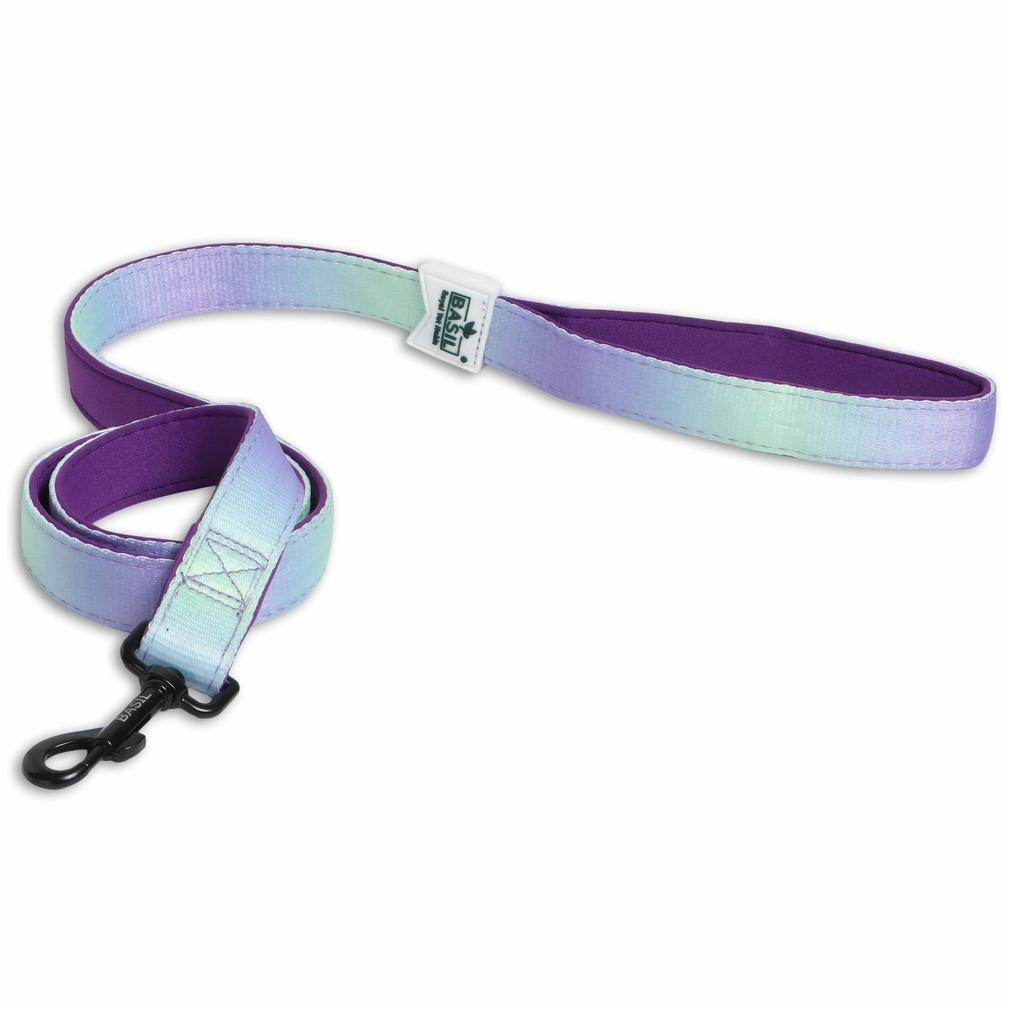 Basil Padded Leash for Dogs (Purple/Blue)