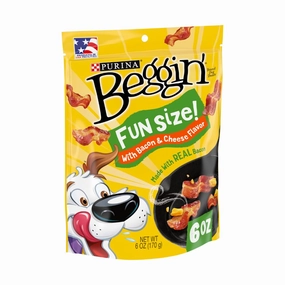 Beggin Dog Treat Fun Size Bacon & Cheese Flavour 6oz (EXPIRY AUG 2025)