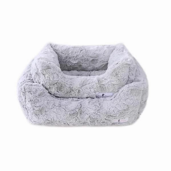 Bella Dog Bed Silver