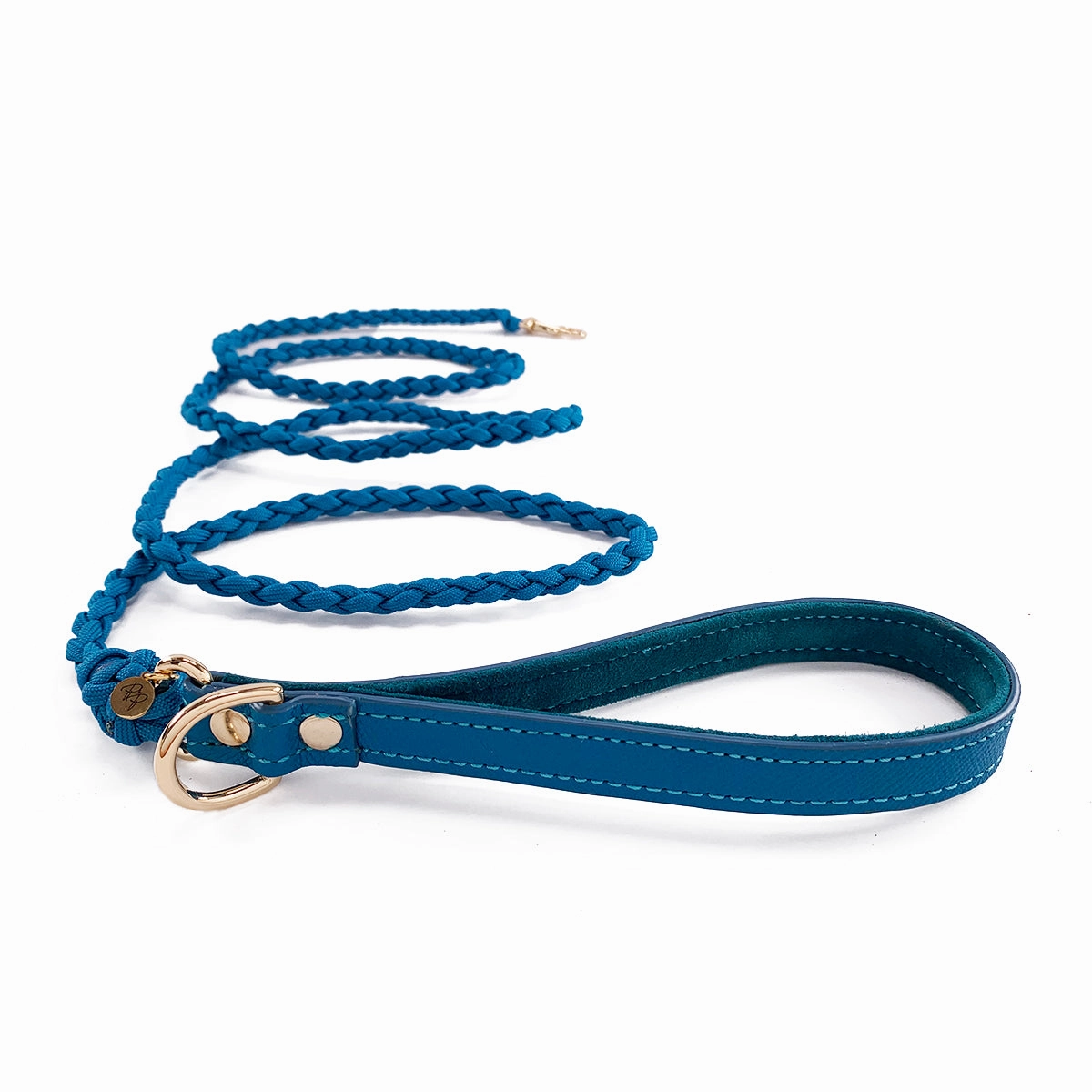 Beverly Bella Leather Dog Leash Caribbean
