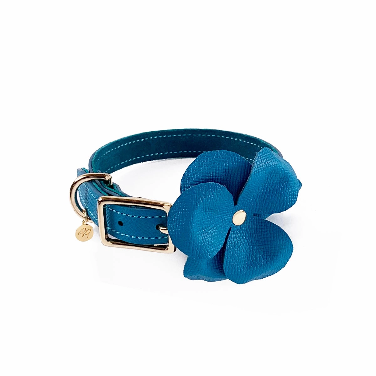 Beverly Classic Leather Dog Flowerette Slider Caribbean