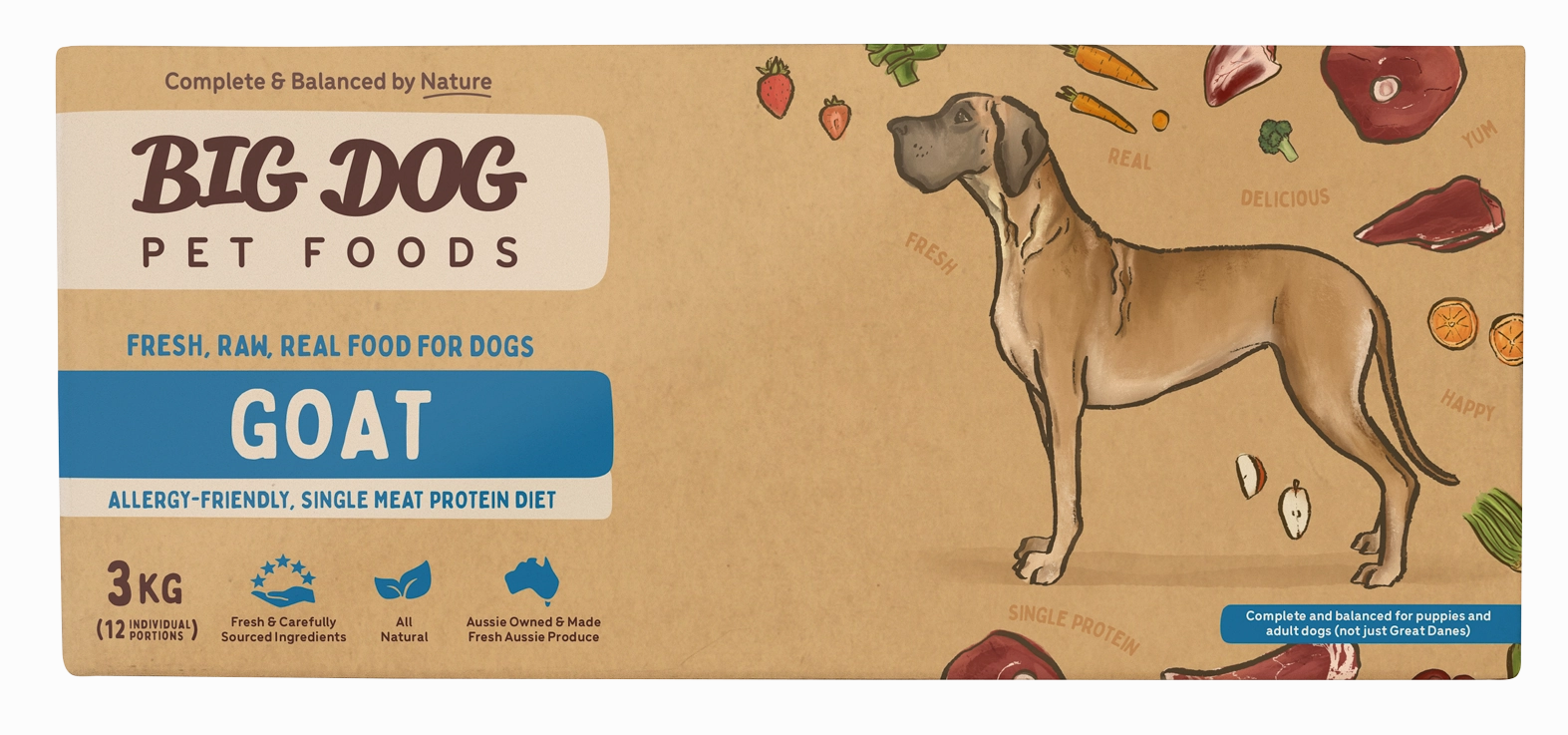 Big Dog - Goat for Dogs (3kg)