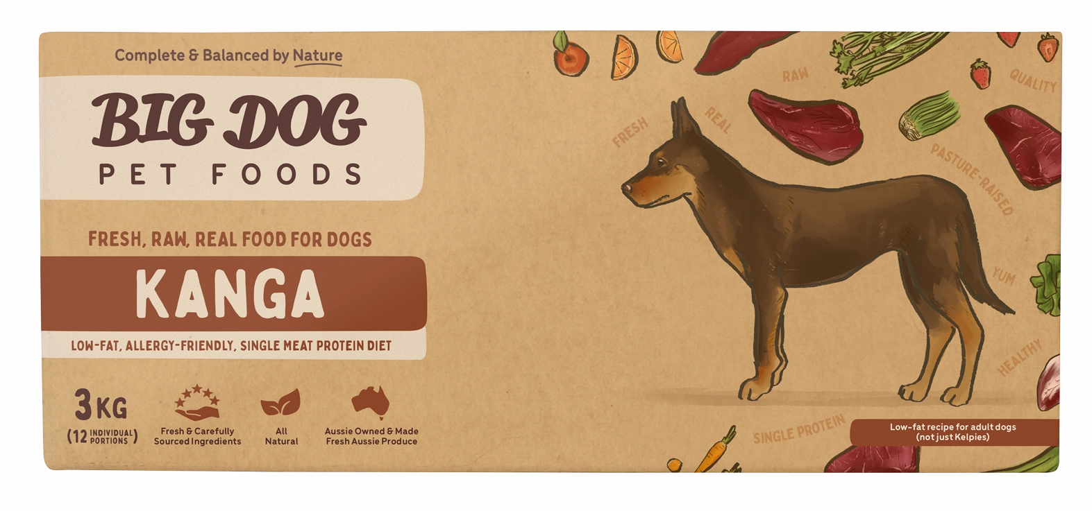 Big Dog - Kangaroo Allergy for Dogs (3kg)