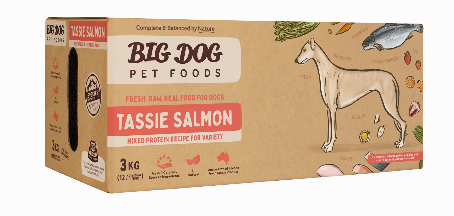 Big Dog - Tasmania Salmon for Dogs (3kg)