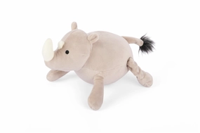 Big Five of Africa, Squeaky Plush Dog Toy, Rina the Rhino