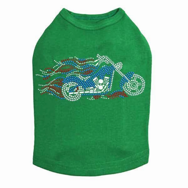 Biker USA Rhinestone Dog Tank